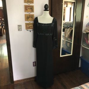 Black gown